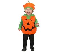 WIDMANN MILANO PARTY FASHION - Costume enfant citrouille, costume avec coiffe, Halloween, carnaval, fête à thème
