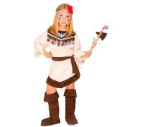 WIDMANN MILANO PARTY FASHION - Costume enfant indienne, robe, squaw, Far West, fille de chef, carnaval