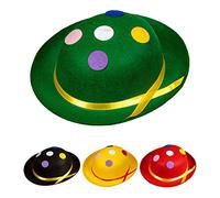 WIDMANN MILANO PARTY FASHION Felt Mini Dotted Bowler - 4 Couleurs