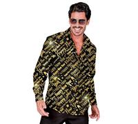 W WIDMANN MILANO Party Fashion - Chemise Happy New Year Hommes, Tenue de Nouvel an, Nouvel an, Fête
