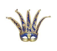 WIDMANN MILANO PARTY FASHION Jester Eyemask Traditional Acapulco Masks Eyemasks & Disguises for Masquerade Fancy Dress Costume Accessory