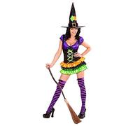 WIDMANN MILANO PARTY FASHION LIBROLANDIA Costume d'Halloween sorcière adulte, taille UK 8 ? 10 (s/70361)