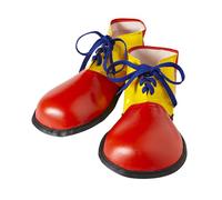 WIDMANN MILANO PARTY FASHION- Paire de Chaussures de Clown, Caricature, 11007084, Rouge/Jaune, Taglia Unica