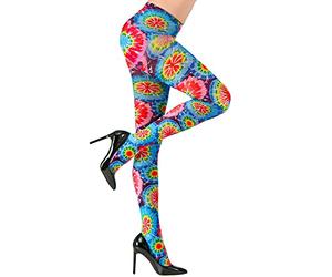 WIDMANN MILANO PARTY FASHION PK 12 NEON PSYCHEDELIC PANTYHOSE - 40 DEN