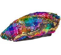 Widmann 10019 10019 Casquette de baseball réversible à paillettes pour fête à thème, carnaval, unisexe - Adulte, multicolore, taille unique