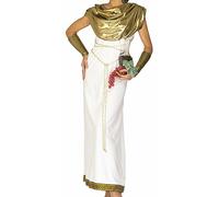 WIDMANN MILANO PARTY FASHION W, Costume de déesse Grecque, Robe Blanche élégante, Accessoires Inclus (Ceinture, Collier, Bracelets), Confort Optimal, Taille L, Polyvalent pour Toutes Occasions