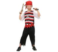 WIDMANN MILANO PARTY FASHION W, Costume de Pirate Enfant, Conception Authentique, Confort Optimal, Polyvalent pour Toutes Occasions, Facile à Entretenir, Accessoires Inclus pour Un Look Complet