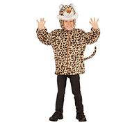 WIDMANN MILANO PARTY FASHION W Costume Enfant léopard en Peluche, Veste à Capuche, Costume Animal