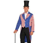 W WIDMANN MILANO Party Fashion - Frac USA, Uniforme de la Garde, Showmen, Drapeau américain, Costumes de carnaval