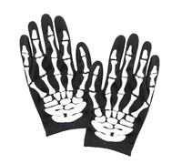 W WIDMANN MILANO Party Fashion - Gants squelette adulte os faucheuse Halloween