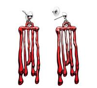 WIDMANN MILANO PARTY FASHION W Widmann Boucles d'oreilles Gouttes de Sang, Femme, 10130396, Rouge