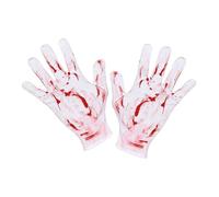 Widmann 34274 Gants sanglants pour adultes, clown d'horreur, tueur, psycho, carnaval, fête à thème, Halloween