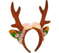 W WIDMANN MILANO Party Fashion - Costume pour enfants Miss Santa, robe de Noël avec capuche et ceinture, costume pour filles