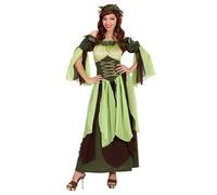W WIDMANN MILANO Party Fashion - Costume Mère Nature, robe, médiévale, fée, elfe des bois, déguisements de carnaval
