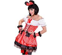 Widmann Mouse (Dress, Cuffs, Ears) (M) Red