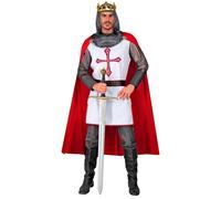 Widmann – Costume femme Jour des morts – robe, ceinture rose, gants sans doigts, fleur – XS Rouge