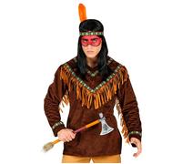 Widmann Native Indian (Coat, Headband With Feather) (S) Brown