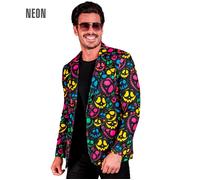 Widmann Neon Ghosts Party Fashion Jacket (Jacket) (L) Different Colors