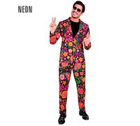 Widmann Costume Neon Hippie Party Fashion Veste & Pantalon Taille L Plusieurs couleurs
