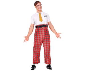 Widmann Nerd (Overalls, Belt, Tie, Glasses) (M) Different Colors