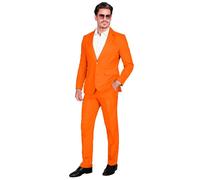 Widmann Orange Party Fashion Suit (Jacket, Pants) (L) Orange