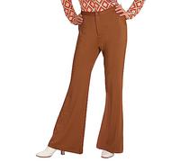 W WIDMANN MILANO Party Fashion - Pantalon années 70 pour femmes, Hippie, Reggae, Flower Power, Disco Fever, Mardi gras