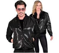 Widmann – Blouson bomber Party Fashion – paillettes disco – Noir S/M