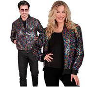 Widmann Party Fashion Bomber (Multicolor Sequin Bomber) (L/XL) Different Colors