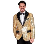 WIDMANN MILANO PARTY FASHION - Veste Party Fashion avec paillettes pour hommes, satin, Disco Fever