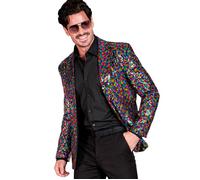 Widmann Party Fashion Jacket (Multicolor Sequin Jacket) (L) Different Colors