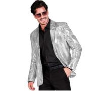 Widmann Party Fashion Jacket (Rainbow Sequin Jacket) (XXL) Rainbow
