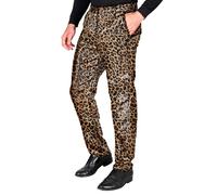 Widmann Party Fashion Pants (Animalier Leopard Sequin Pants) (S) Gold