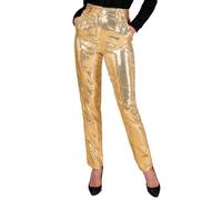 W WIDMANN MILANO Party Fashion - Pantalon à paillettes Party Fashion pour femme, Disco Fever, pantalon pour femme