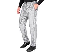 Widmann Party Fashion Pants (Silver Sequin Pants) (L) Silver