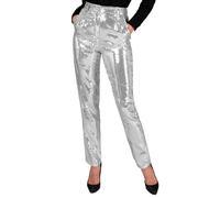 Widmann Party Fashion Pants (Silver Sequin Pants) (M) Silver