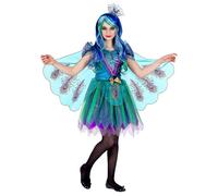 Widmann Peacock (Dress With Peacock Tail Veils, Headpiece) (140 cm / 8-10 Years)