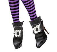 Widmann Perruques 599386031 cubrezapatos de sorcière avec Boucle, Taille unique