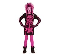 Widmann Pink Skeleton (Dress) (140 cm / 8-10 Years) Different Colors