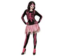 Widmann Pink Skeleton (Shirt, Pants, Tutu, Fingerless Gloves) (M) Different Colo