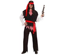 Widmann Pirate (Shirt, Vest, Pants, Belt, Headband) (L) Different Colors