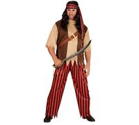 Widmann Pirate (Shirt With Vest And Belt, Pants, Head Scarf) (S) Different Color