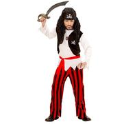 Widmann Pirate (Shirt With Vest, Pants, Belt, Headband) (158 cm / 11-13 Years) D