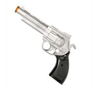 WIDMANN Pistolet gangster 18 cm - Argenté/gris - Taille unique