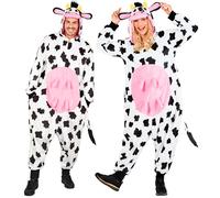 Widmann Plush Onesie Cow (Hooded Jumpsuit) (S/M) Different Colors