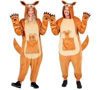 Widmann Plush Onesie Lion (Hooded Jumpsuit) (XXL) Brown