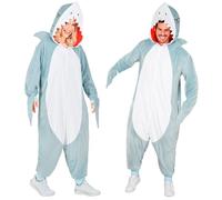 Widmann Plush Onesie Shark (Hooded Jumpsuit) (S/M) Different Colors