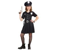 Widmann Police Officer (Dress, Belt, Hat) (140 cm / 8-10 Years) Blue