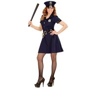 W WIDMANN MILANO Party Fashion – Costume femme policier, robe uniforme sergent
