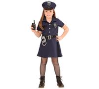 W WIDMANN MILANO Party Fashion - Costume enfant policier, agent de police, homme de loi, commissaire, uniforme, déguisements de carnaval