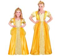 Widmann Princess (Dress, Tiara) (104 cm / 2-3 Years) Yellow